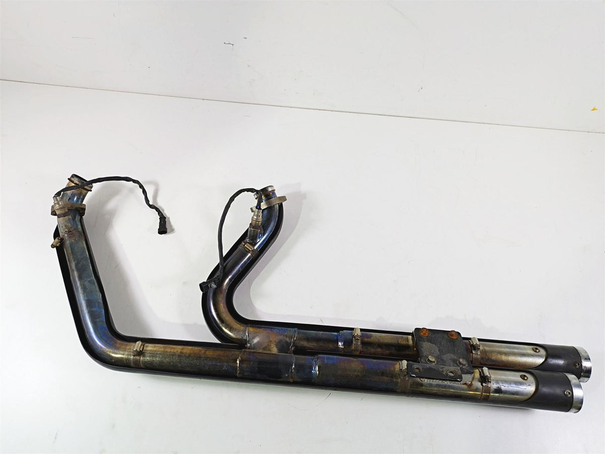 2009 Harley FLSTSB Cross Bones Vance Hines Staggered Big Shots Exhaust 47339 {{ shop.shopifyCountryName }} - Mototech271