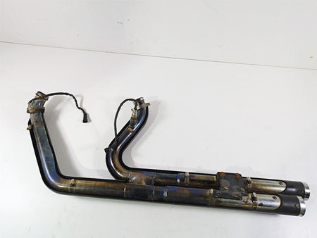 2009 Harley FLSTSB Cross Bones Vance Hines Staggered Big Shots Exhaust 47339 {{ shop.shopifyCountryName }} - Mototech271