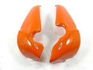 2005 Harley VRSCSE CVO V-Rod Radiator Side Covers Electric Orange 66172-05 | Mototech271