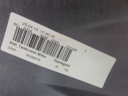 2013 BMW R1200GS GSW K50 Center Fuel Gas Petrol Tank Cover Fairing 46638533667 {{ shop.shopifyCountryName }} - Mototech271
