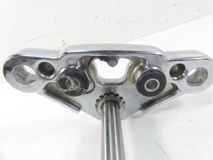 2008 Harley FXCWC Softail Rocker C Upper Lower Chrome Triple Tree 49mm 46638-08 | Mototech271