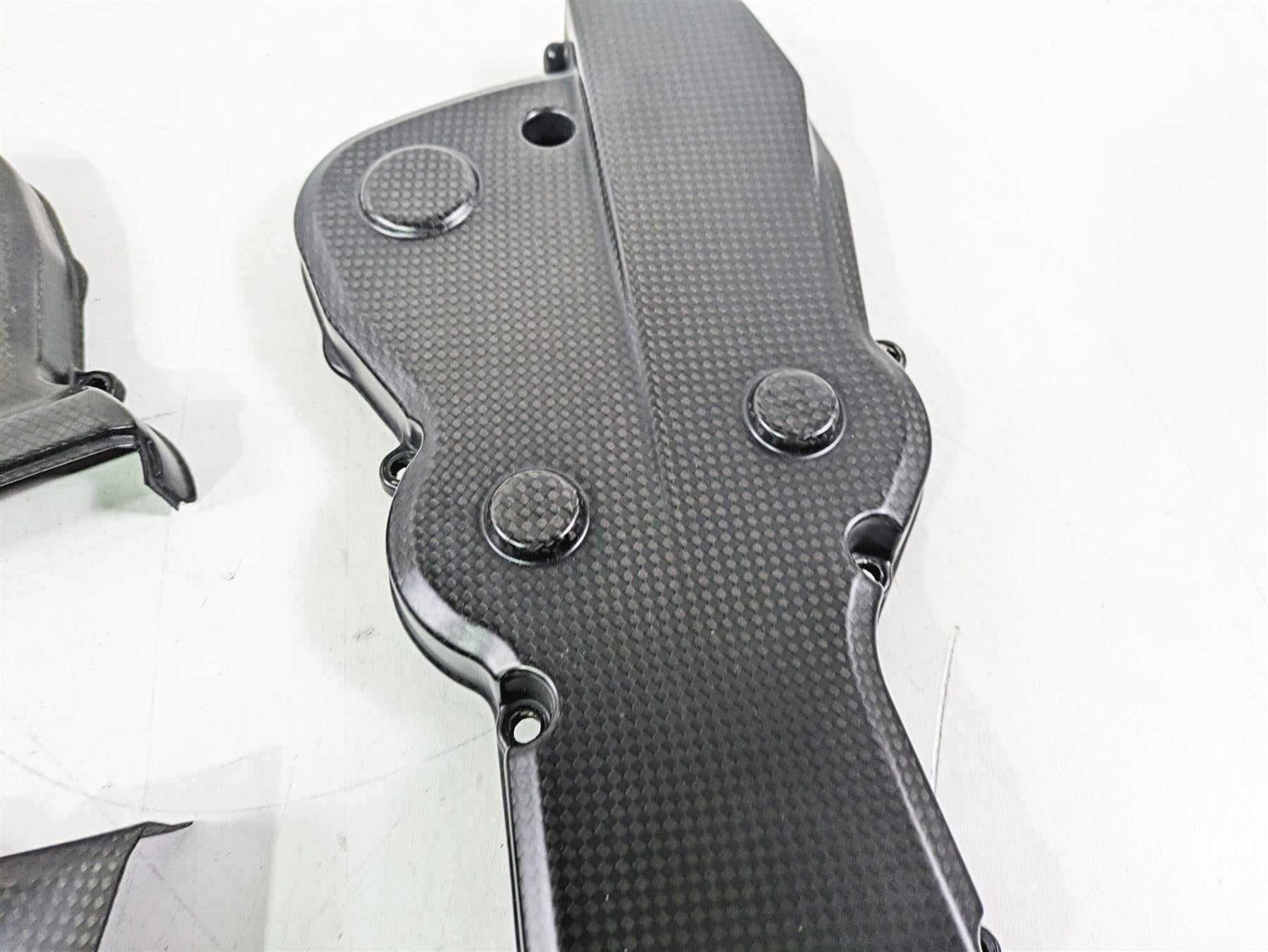 2015 Ducati Hypermotard 821 SP Carbon Fiber Timing Cover Set 24511411A 24511101B {{ shop.shopifyCountryName }} - Mototech271
