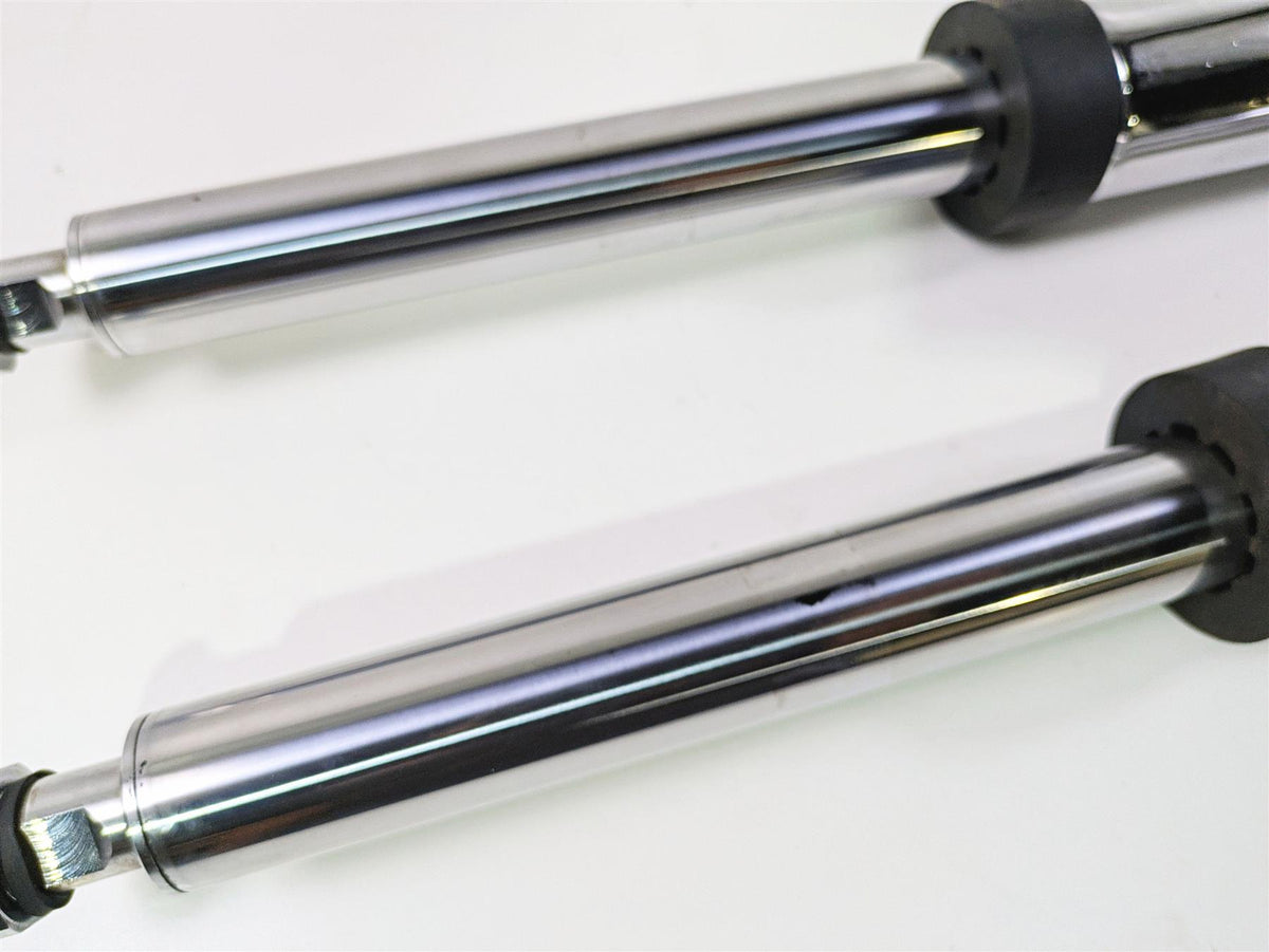 2007 Harley Touring FLHRSE CVO Road King Chrome Front Fork Leg Set 41mm 46240-02 {{ shop.shopifyCountryName }} - Mototech271