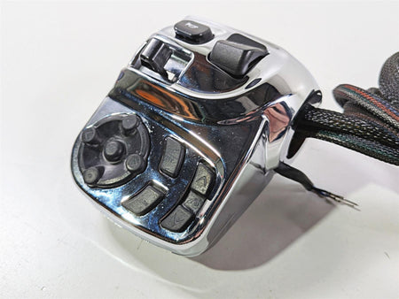 2015 Indian Chieftain Left Hand Chrome Turn Signal Control Switch 4015197-Mototech271