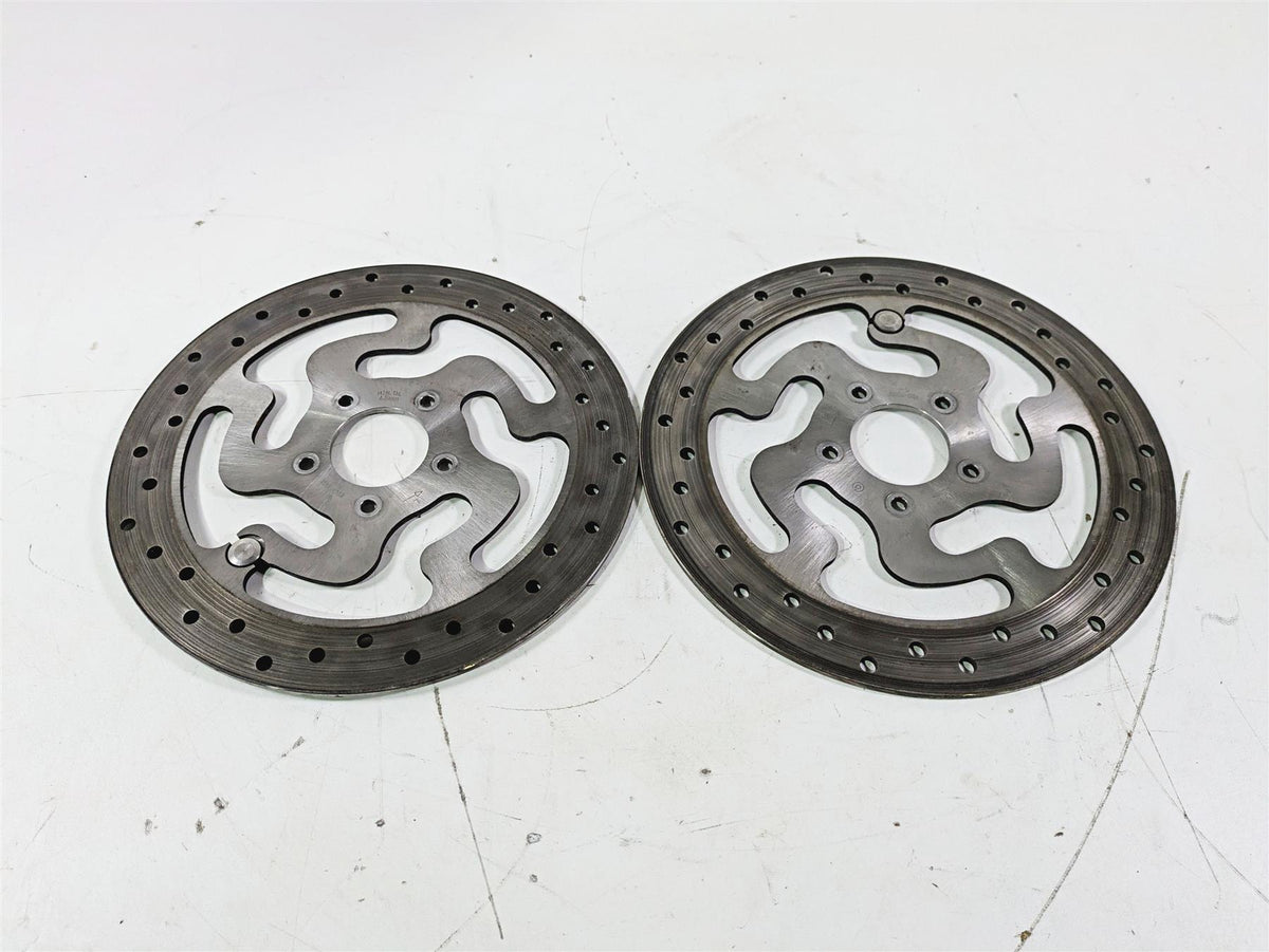 2008 Harley Touring FLHTP Electra Glide Front Brake Rotor Disc Set 41808-08A {{ shop.shopifyCountryName }} - Mototech271
