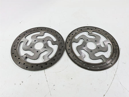 2008 Harley Touring FLHTP Electra Glide Front Brake Rotor Disc Set 41808-08A {{ shop.shopifyCountryName }} - Mototech271