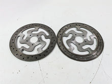 Load image into Gallery viewer, 2008 Harley Touring FLHTP Electra Glide Front Brake Rotor Disc Set 41808-08A | Mototech271
