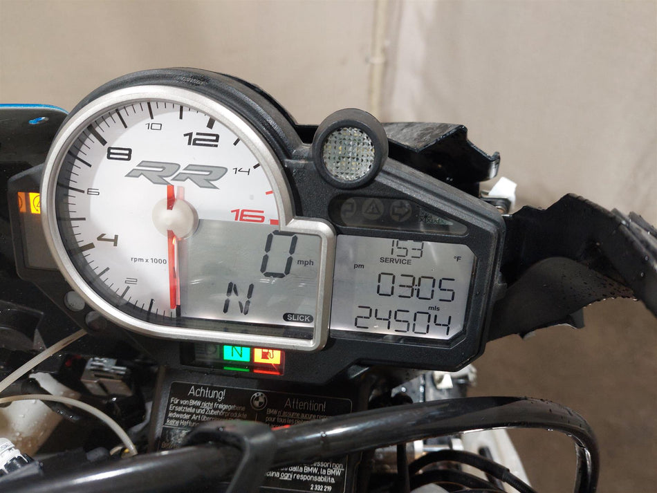 2012 BMW S1000RR K46 Speedometer Speedo Gauge Instrument - 24k 62118533697 {{ shop.shopifyCountryName }} - Mototech271