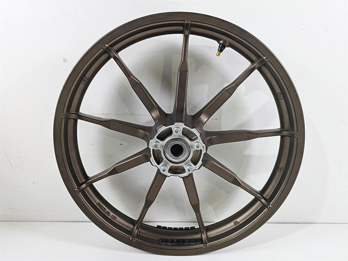 2022 Harley FXLRS Softail Low Rider Front Rim Wheel 9 Spoke 19x2.5 Bronze 43300740 {{ shop.shopifyCountryName }} - Mototech271