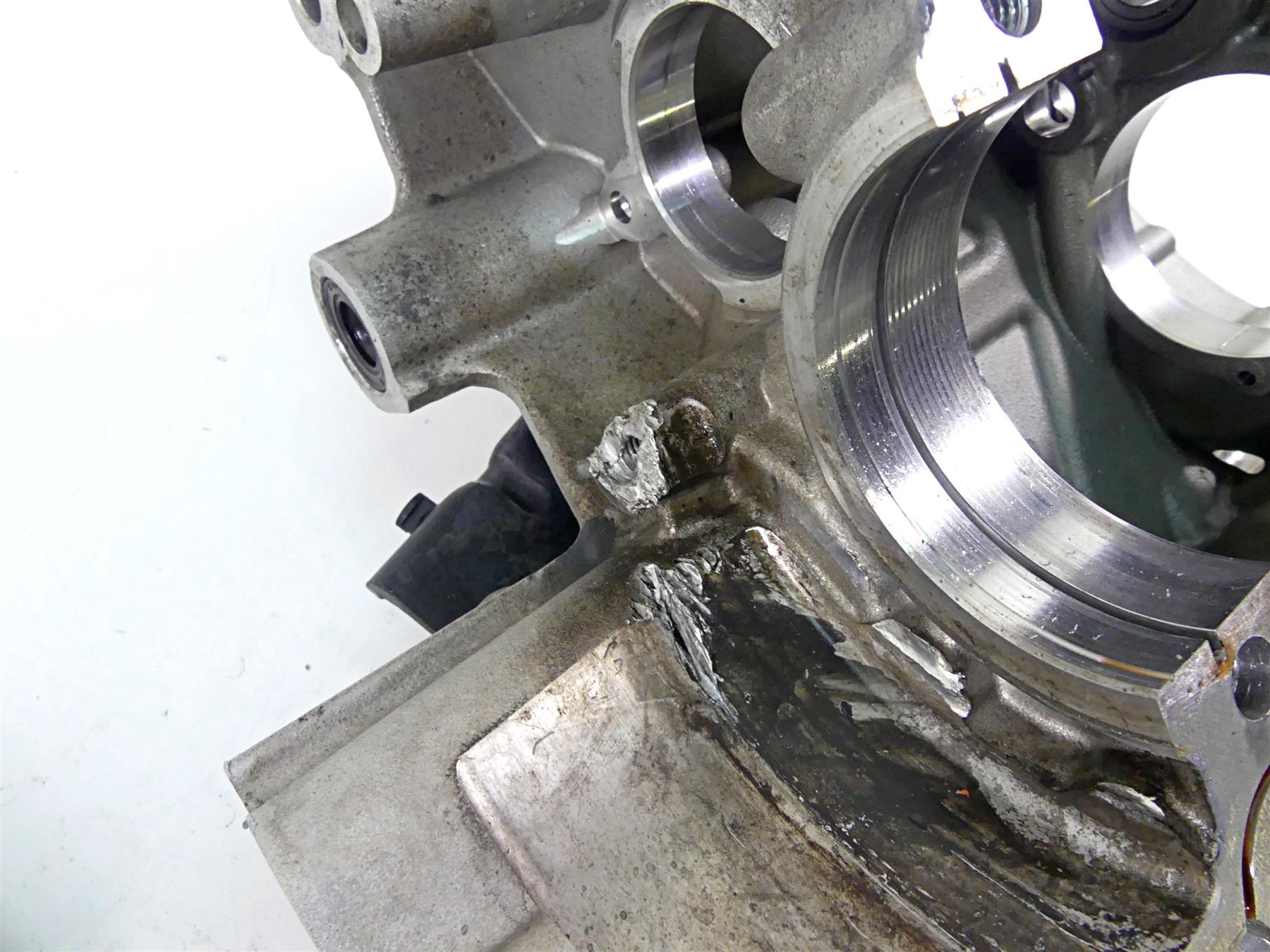 2013 BMW S1000RR K46 Engine Motor Case Crank Case Cylinder Set -Read ...