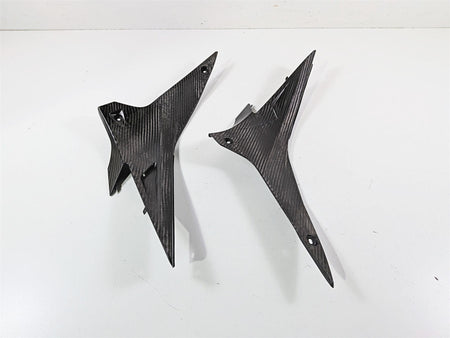 2018 Aprilia RSV4 RR Carbon Fiber Tank Triangle Fairing Covers Set 2B005961 {{ shop.shopifyCountryName }} - Mototech271
