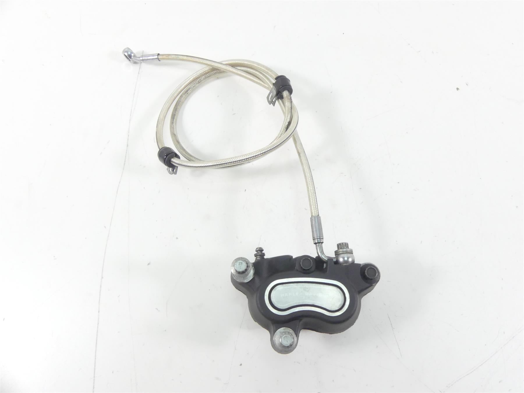 2013 Harley FXDWG Dyna Wide Glide Front Brake Caliper & Line Set 41300001 {{ shop.shopifyCountryName }} - Mototech271