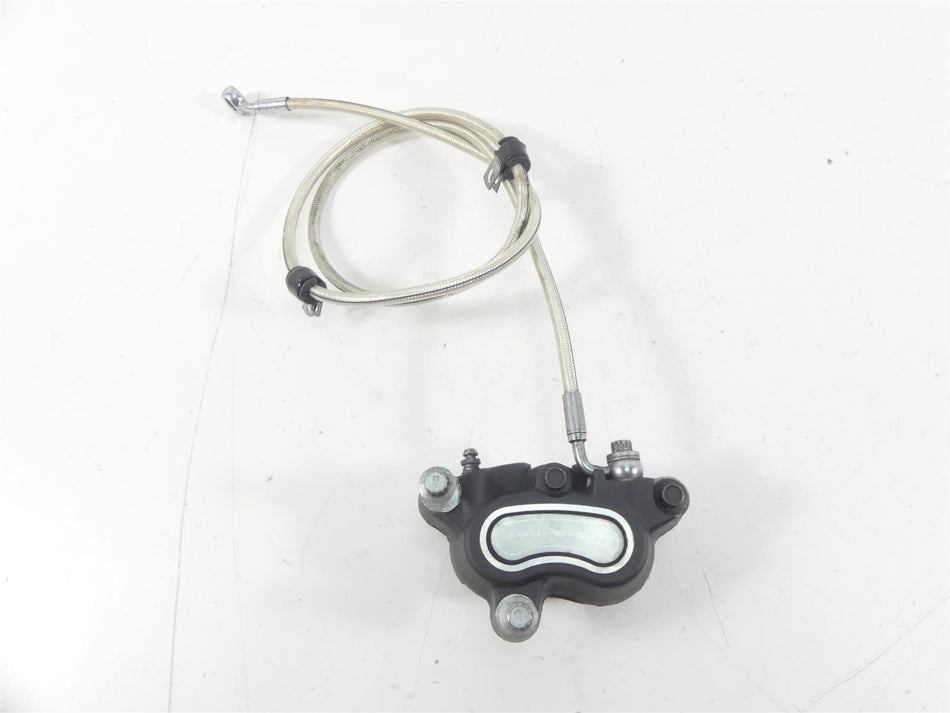 2013 Harley FXDWG Dyna Wide Glide Front Brake Caliper & Line Set 41300001 {{ shop.shopifyCountryName }} - Mototech271