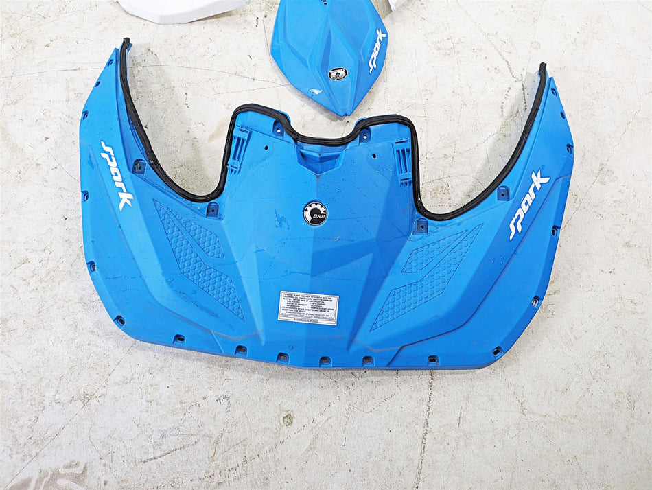 2016 Sea-Doo Spark 900 Gulfstream Blue Colored Body Plastic Cover Set 291004321 {{ shop.shopifyCountryName }} - Mototech271