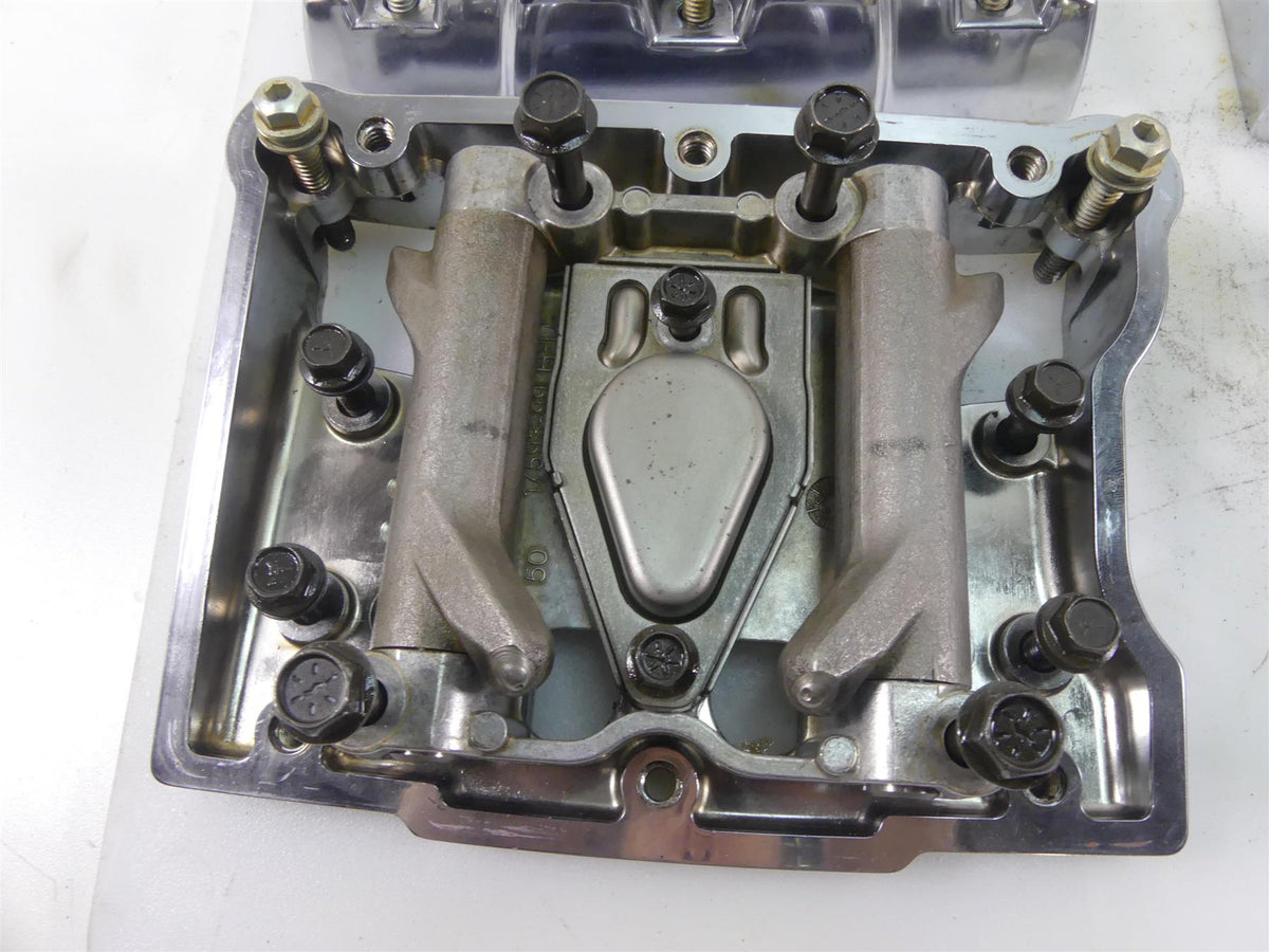 2011 Harley Touring FLTRU Road Glide Rocker Box Valve Cover Set 17571-99 {{ shop.shopifyCountryName }} - Mototech271