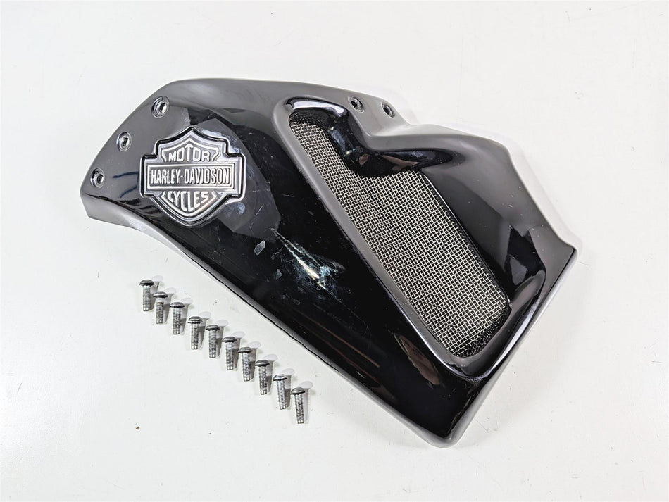 2012 Harley VRSCF Muscle V-Rod Vivid Black Right Neck Cover Fairing 66468-09-Mototech271
