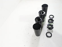 Load image into Gallery viewer, 2021 Harley Softail FLSL Slim Upper Lower Front Fork Cover Set 45800129 45800130 | Mototech271
