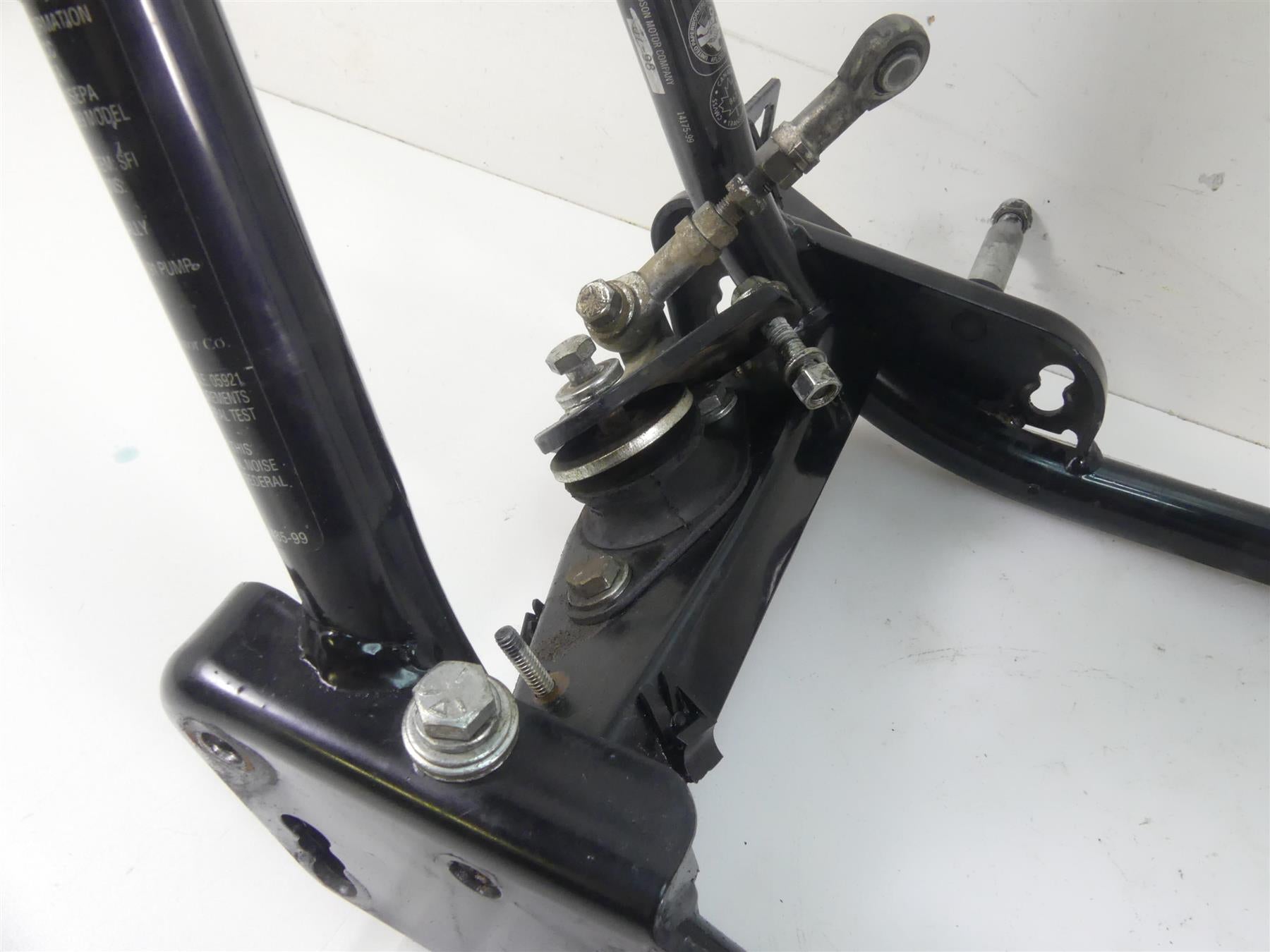 1999 Harley Touring FLHTCUI Electra Glide Straight Main Frame Chassis With Texas Salvage Title 47900-01 {{ shop.shopifyCountryName }} - Mototech271