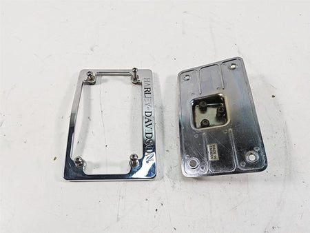 2000 Harley FXSTS Softail Springer Aftermarket License Plate Mount Bracket {{ shop.shopifyCountryName }} - Mototech271