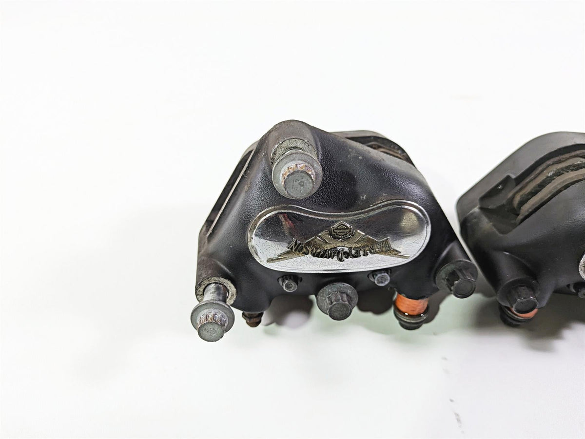 2005 Harley Touring FLHRI Road King Front Brake Caliper Set 44023-00C 44046-00D {{ shop.shopifyCountryName }} - Mototech271