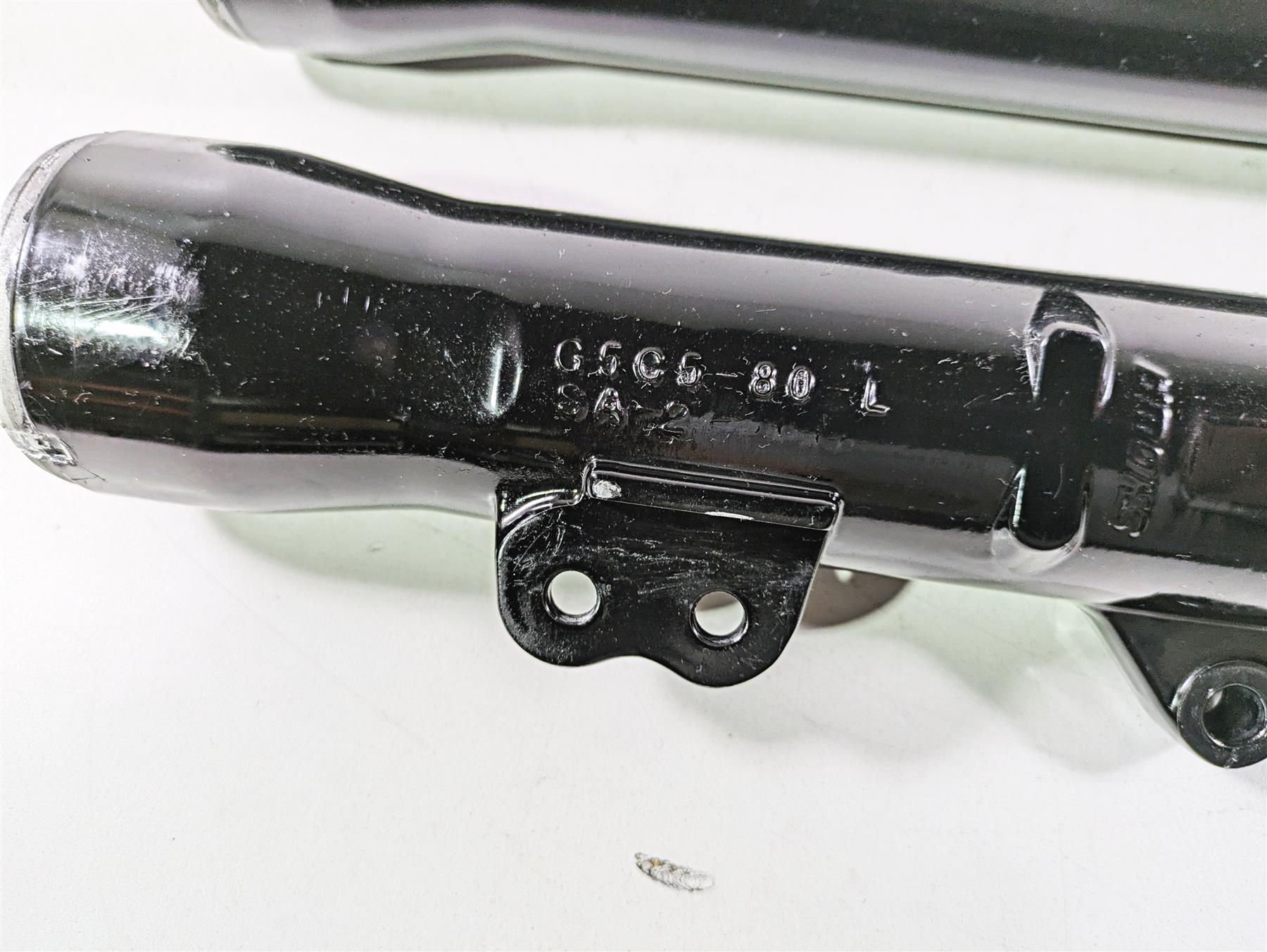 2014 Harley FXDL Dyna Low Rider Dual Disc Lower Fork Tube Slider Set 45500230 {{ shop.shopifyCountryName }} - Mototech271