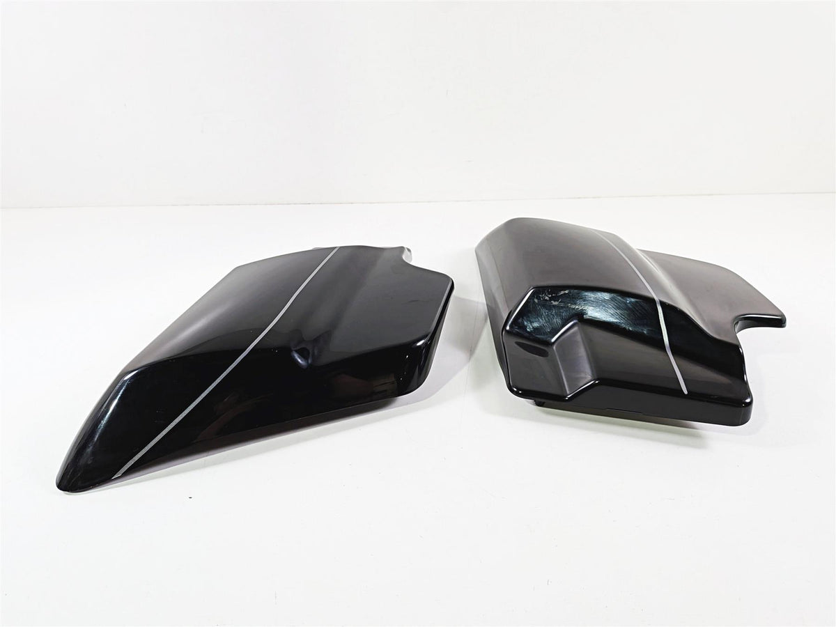 2014 Harley Touring FLHTK Electra Glide Side Cover Set Vivid Black 66250-09-Mototech271