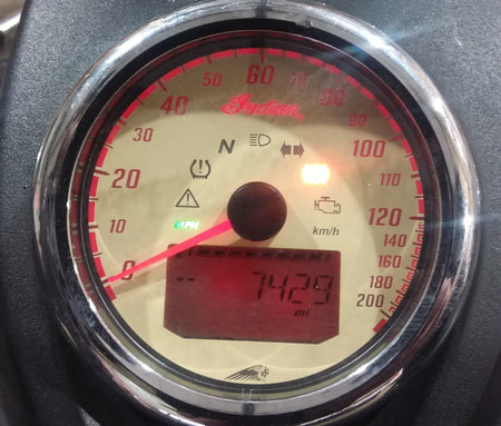 2016 Indian Chief Dark Horse Speedometer 7K Gauges Instrument Cluster 3280617 {{ shop.shopifyCountryName }} - Mototech271