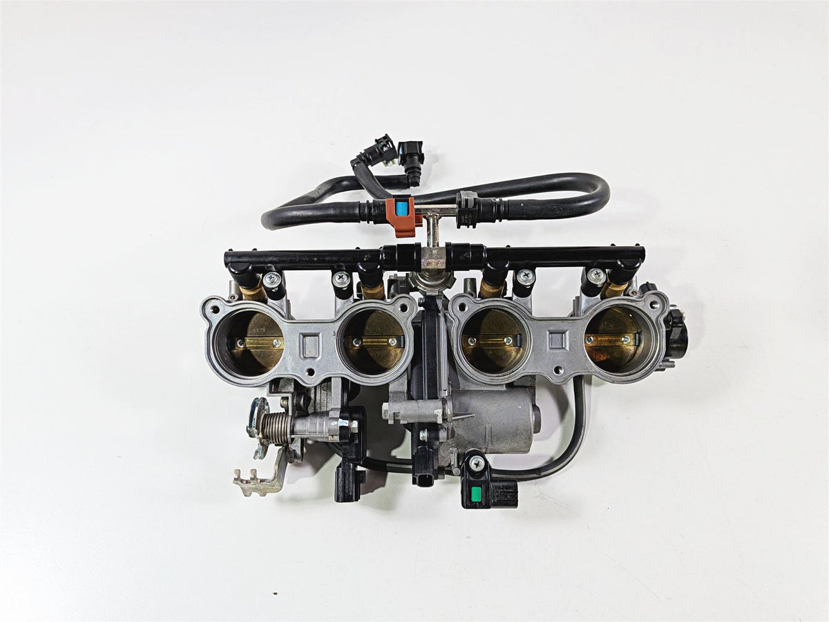2016 Yamaha YZF R1 RN32 Mikuni Throttle Body Bodies Fuel Injectors 2CR-13750-00 {{ shop.shopifyCountryName }} - Mototech271