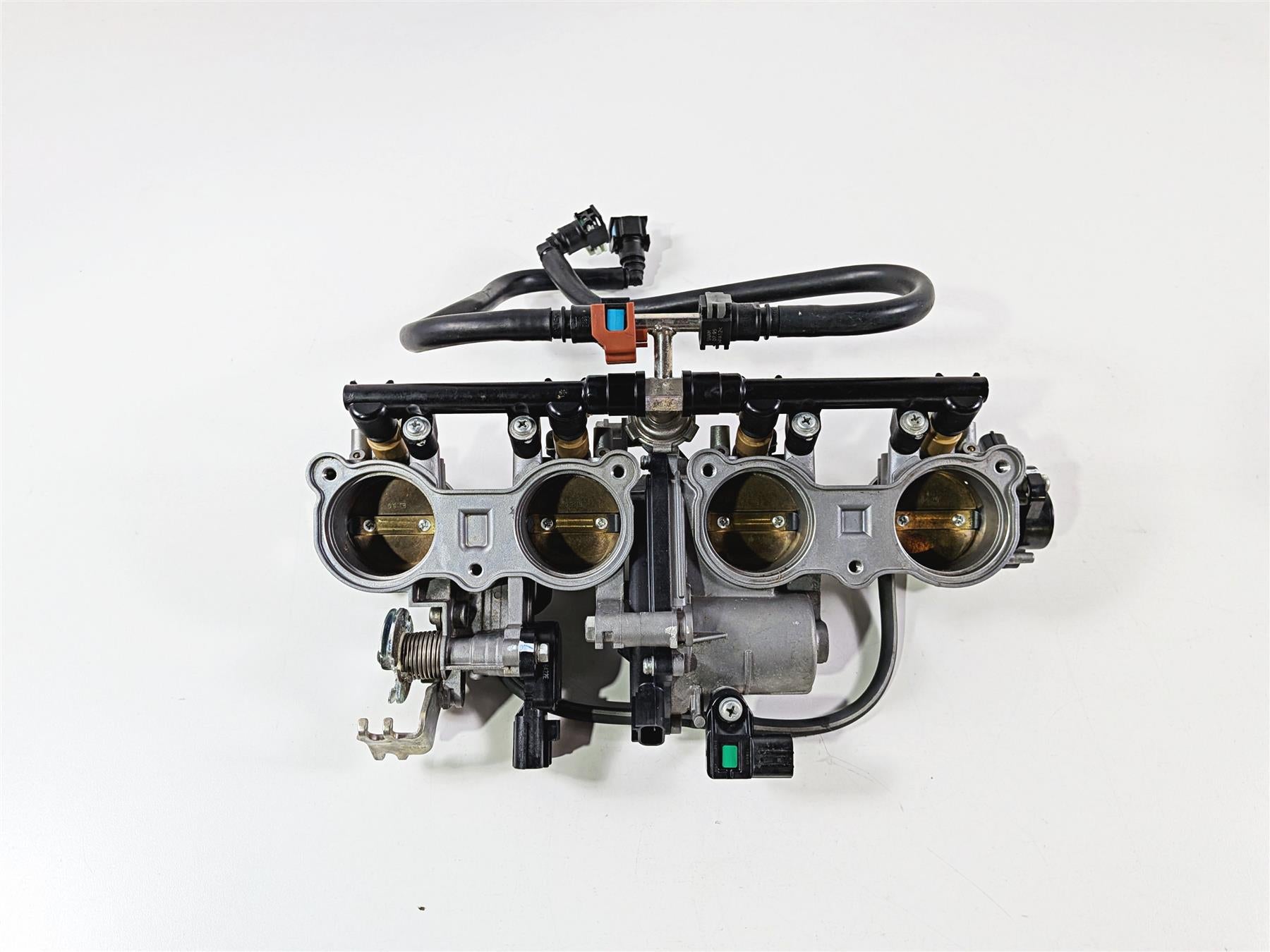 2016 Yamaha YZF R1 RN32 Mikuni Throttle Body Bodies Fuel Injectors 2CR-13750-00 {{ shop.shopifyCountryName }} - Mototech271