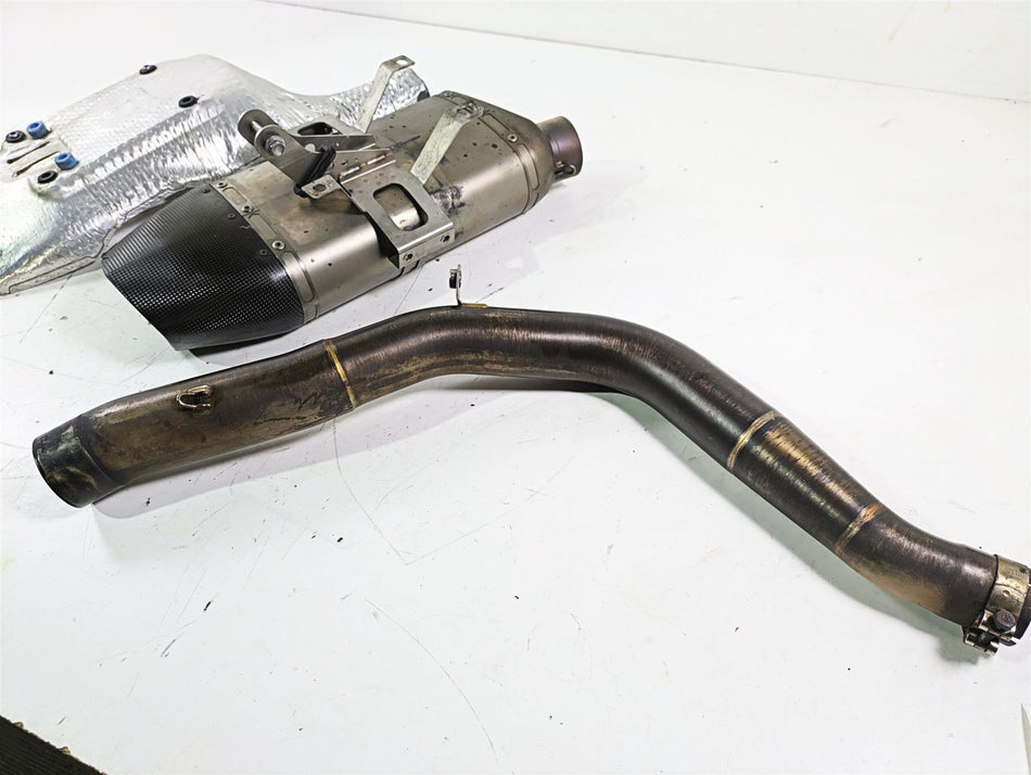2012 Triumph Daytona 675 Akrapovic Exhaust Slip On Muffler - Read S-T675SO3-HACT {{ shop.shopifyCountryName }} - Mototech271