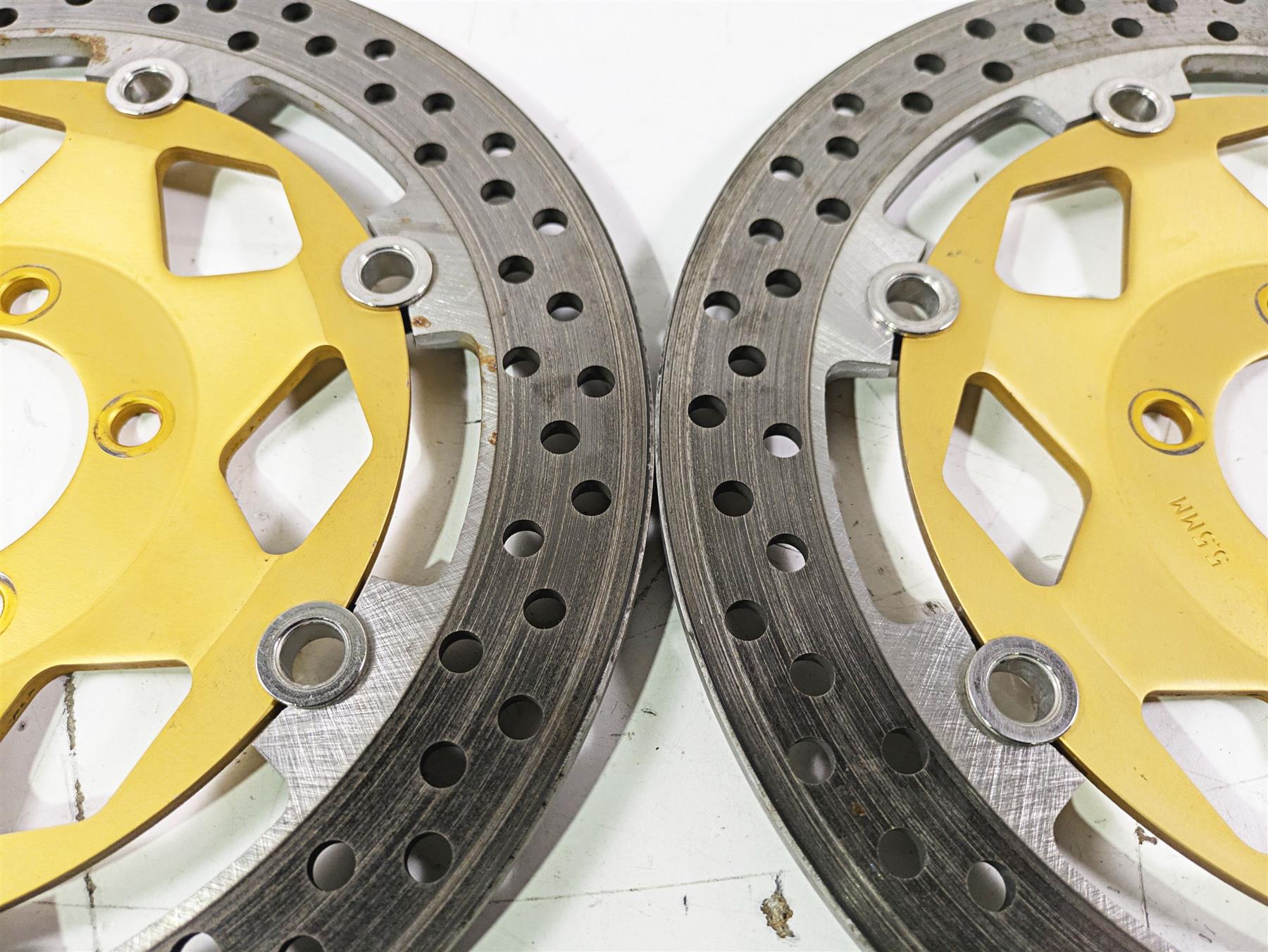 2005 Kawasaki ZX12R Ninja Front Brake Disc Rotor Set 41080