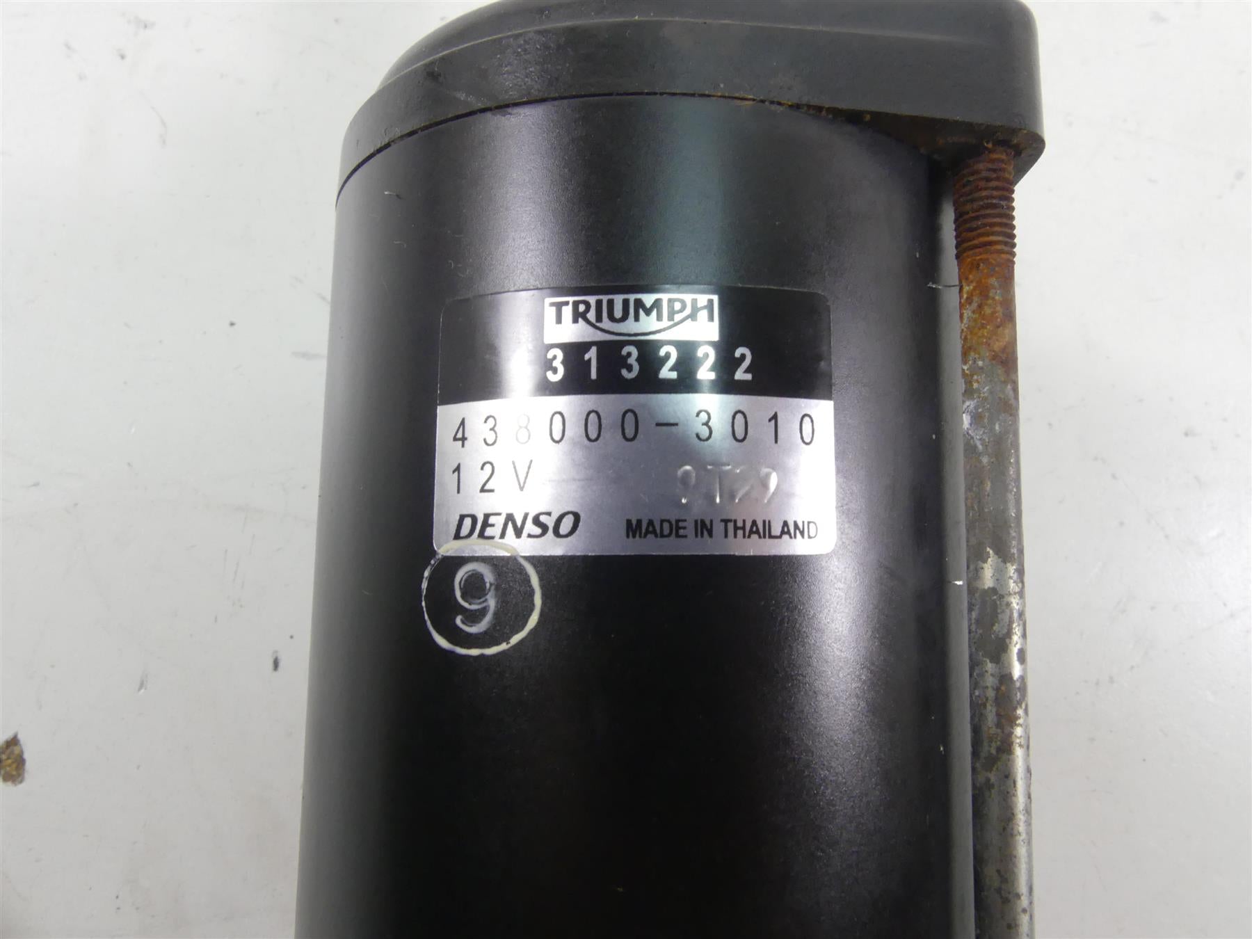2017 Triumph Thruxton 1200 R Denso Engine Starter Motor T1313222 {{ shop.shopifyCountryName }} - Mototech271
