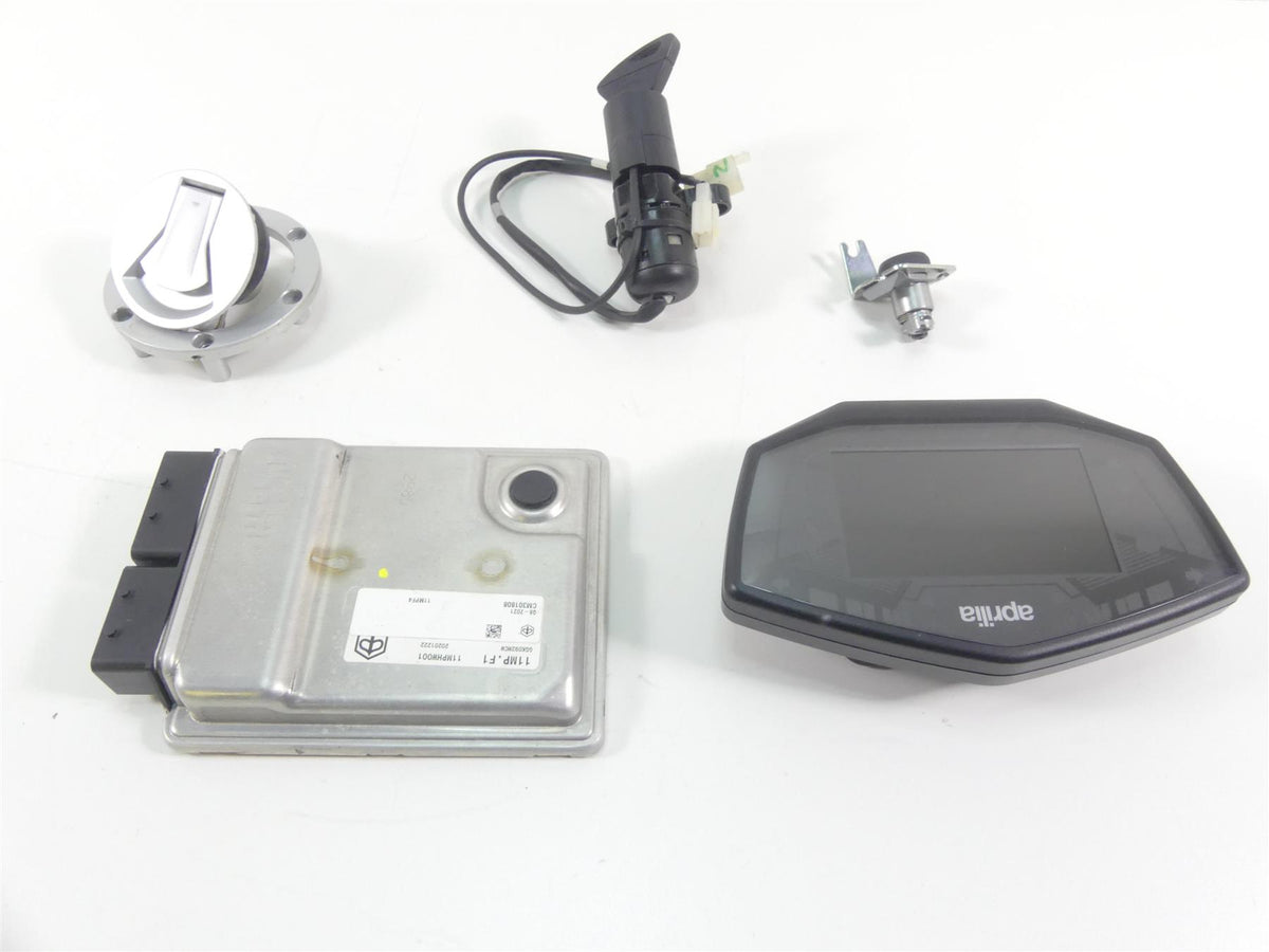 2021 Aprilia Tuono 660 Cdi Ecm Ecu Speedometer Ignition Switch Key Set CM301808 {{ shop.shopifyCountryName }} - Mototech271