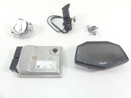 2021 Aprilia Tuono 660 Cdi Ecm Ecu Speedometer Ignition Switch Key Set CM301808 {{ shop.shopifyCountryName }} - Mototech271