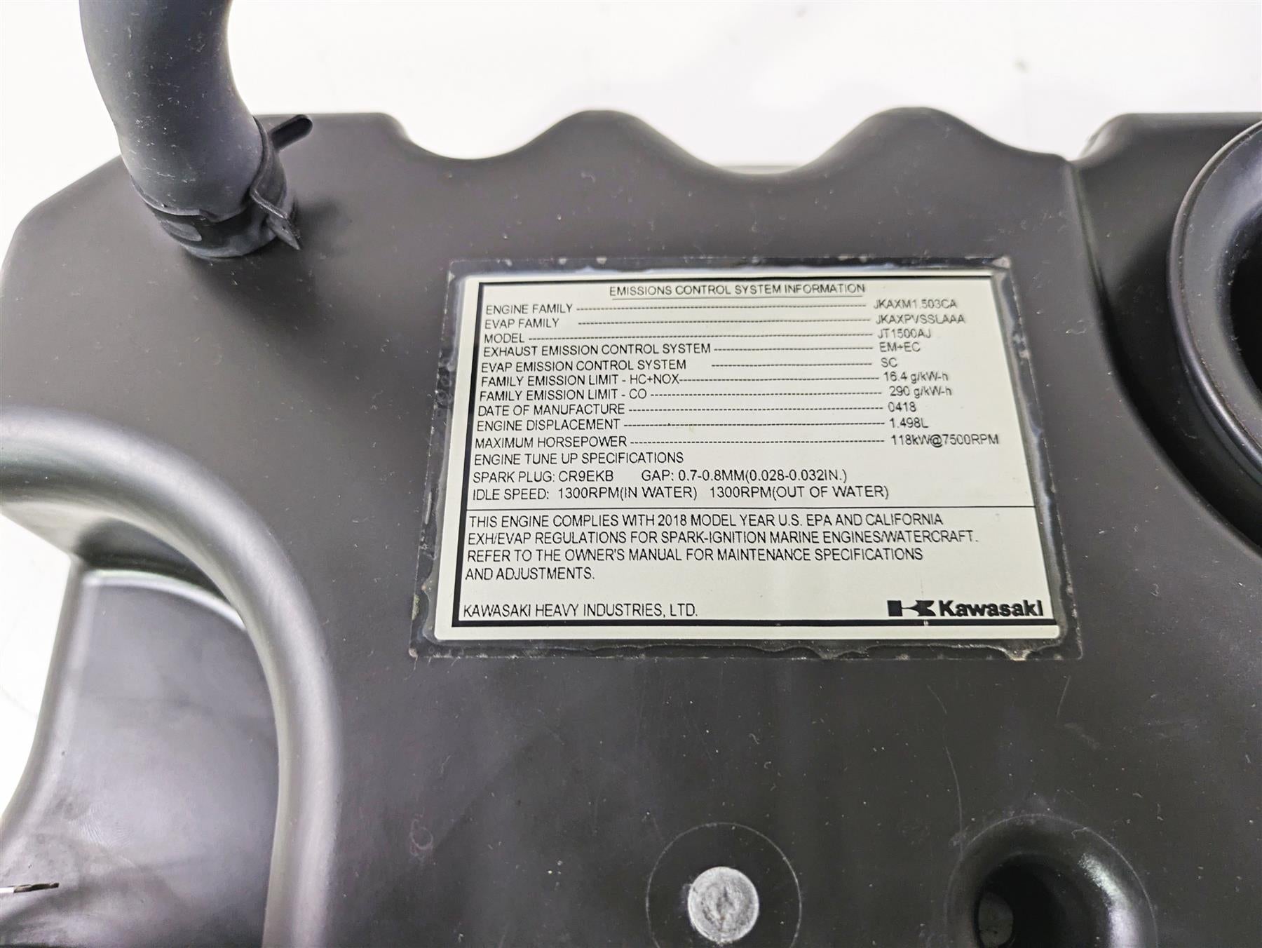 2018 Kawasaki STX-15F Jetski Air Box Cleaner Breather Filter Set 11011-3704 {{ shop.shopifyCountryName }} - Mototech271