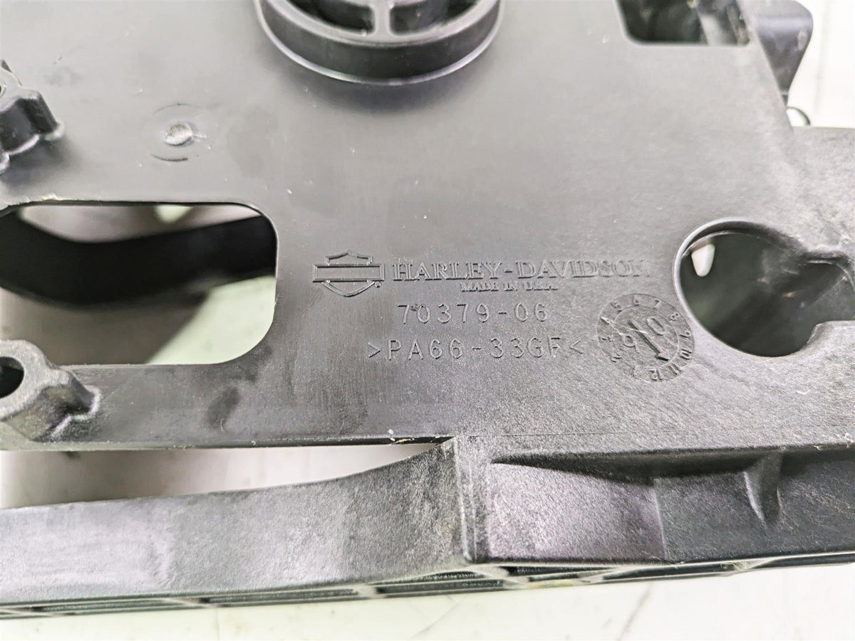 2007 Harley FXDWG Dyna Wide Glide Right Battery Tray & Chrome Cover 66375-06 {{ shop.shopifyCountryName }} - Mototech271