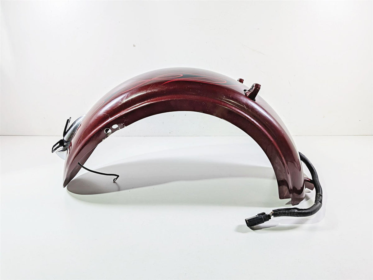 2009 Harley FXCWC Softail Rocker Rear Fender Crimson Red Sunglo - Read 60132-08A {{ shop.shopifyCountryName }} - Mototech271
