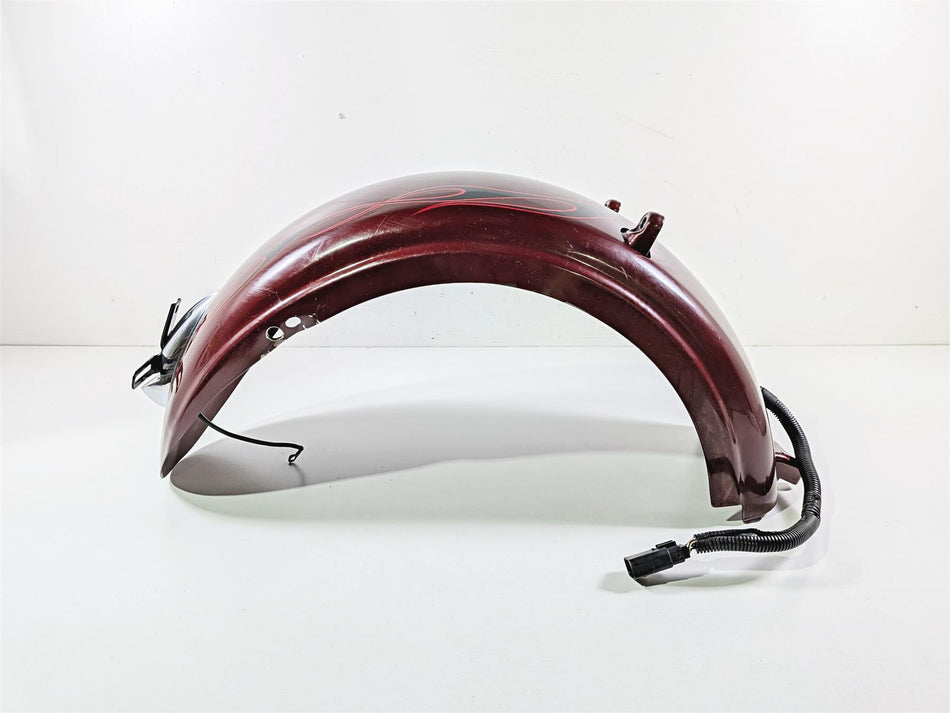 2009 Harley FXCWC Softail Rocker Rear Fender Crimson Red Sunglo - Read 60132-08A {{ shop.shopifyCountryName }} - Mototech271