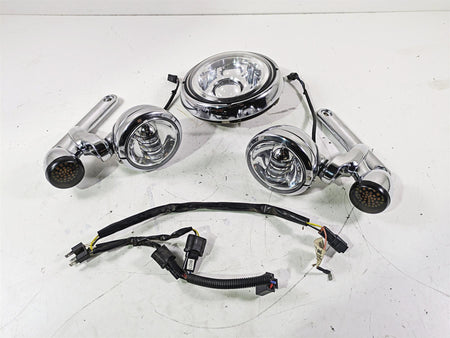 2007 Harley Touring FLHTCU SE CVO E-Glide Led Headlight Spot Light Set 69560-06 {{ shop.shopifyCountryName }} - Mototech271