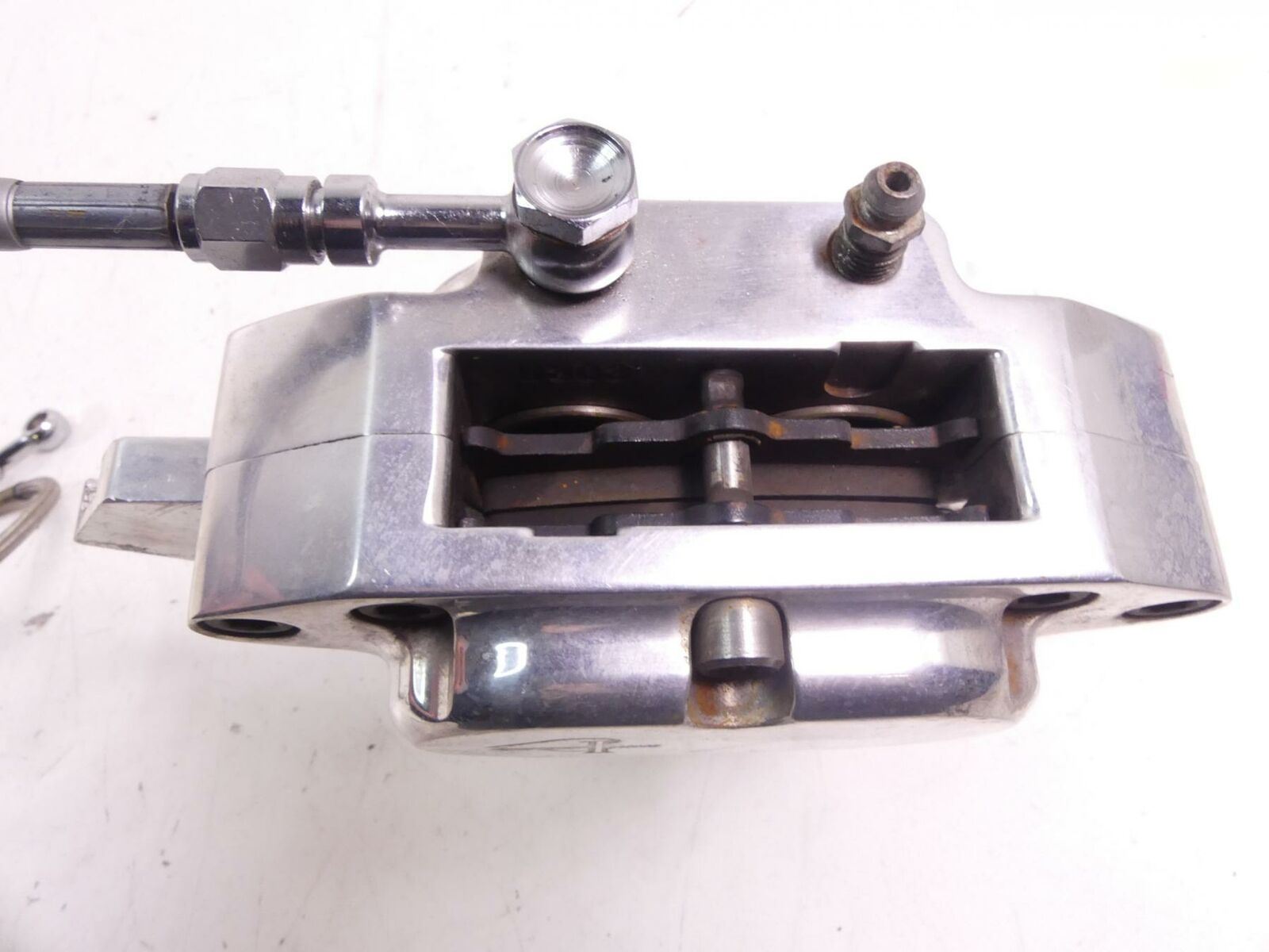 2003 Indian Spirit Springfield Rear Brake Caliper Pad + Bracket & Lines 53-176 {{ shop.shopifyCountryName }} - Mototech271