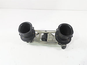 2012 Ducati Streetfighter 848 Throttle Body Fuel Injection TPS Stacks 28240881A