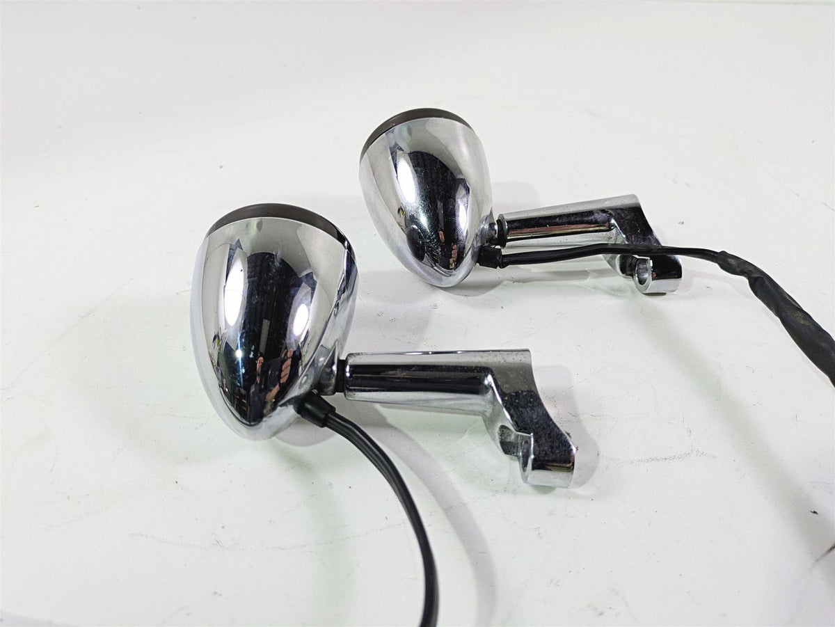 1999 Harley Dyna FXDL Low Rider Front Smoked Led Blinker Turn Signals 68709-94 {{ shop.shopifyCountryName }} - Mototech271