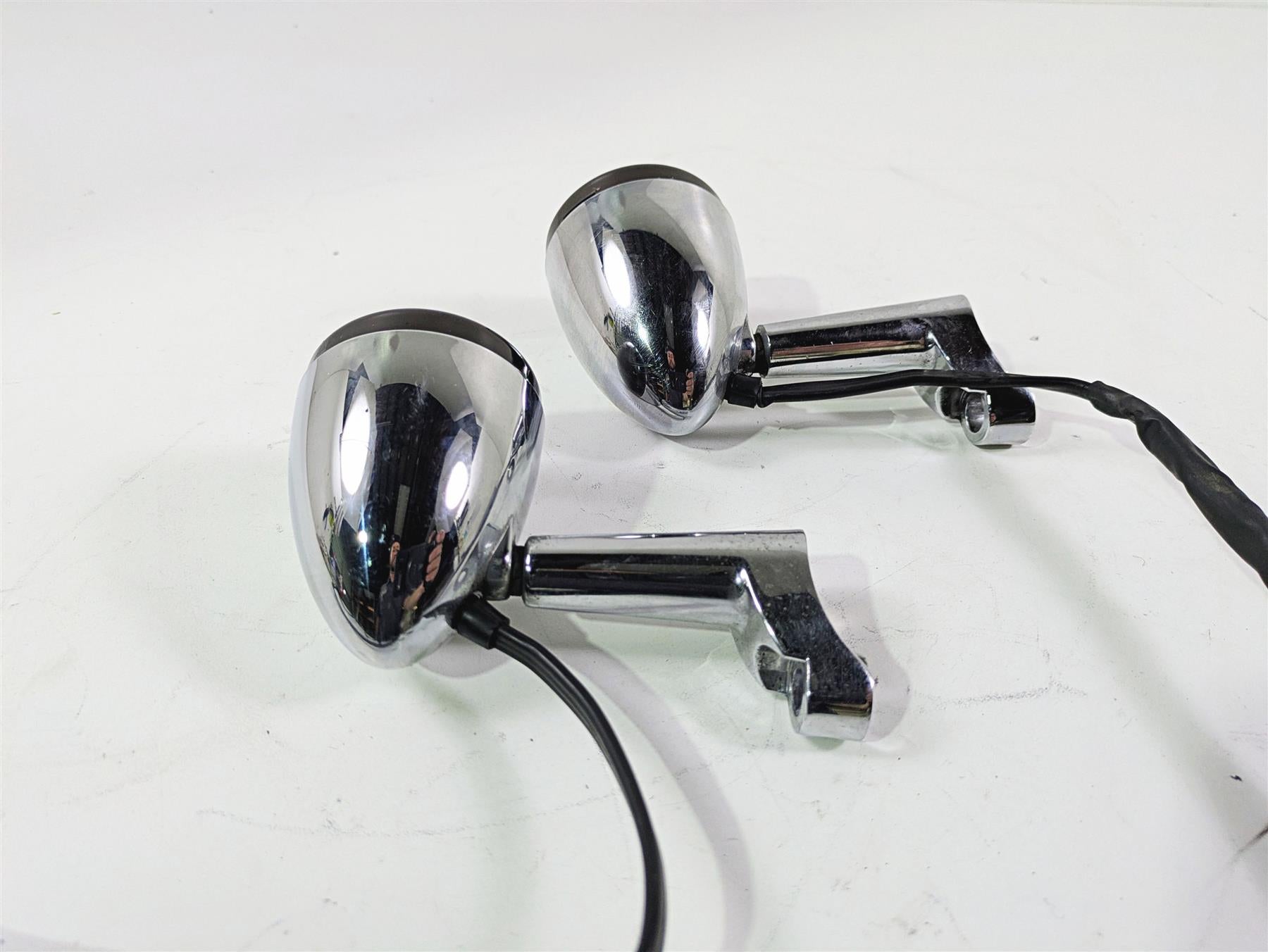 1999 Harley Dyna FXDL Low Rider Front Smoked Led Blinker Turn Signals 68709-94 {{ shop.shopifyCountryName }} - Mototech271