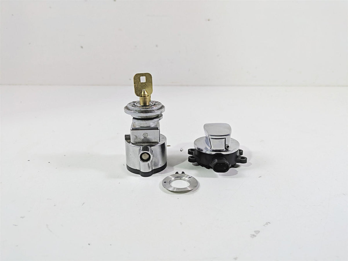 2016 Harley FXDF Dyna Fat Bob Ignition Switch Steering Lock Key Set 71430-12 {{ shop.shopifyCountryName }} - Mototech271
