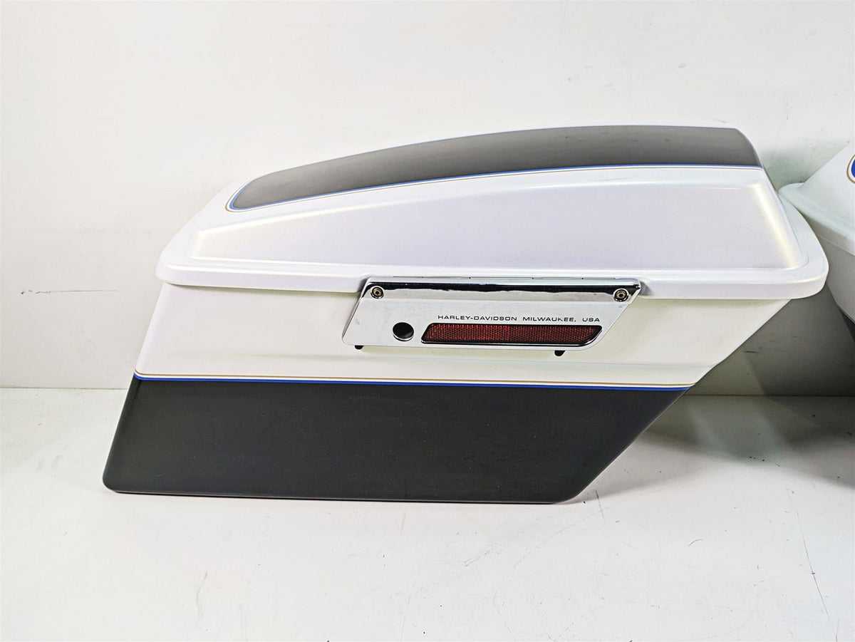 2008 Harley FLHTCU Electra Glide Left Right Saddlebag Saddle Bag Set 90752-93 {{ shop.shopifyCountryName }} - Mototech271