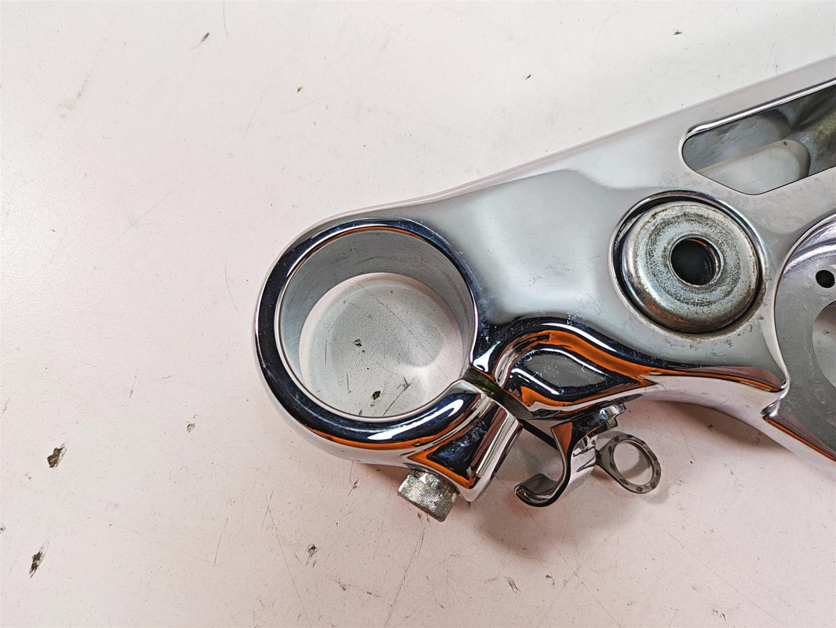 2009 Harley Dyna FXDFSE CVO Fat Bob Upper Triple Tree Clamp 49mm 48783-09 {{ shop.shopifyCountryName }} - Mototech271