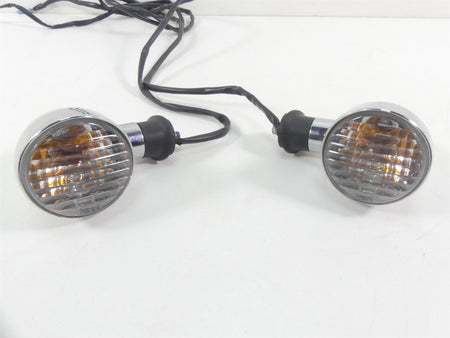 2007 Honda VTX1800 T1 Rear Chrome Blinker Turn Signal Lights Set 33400-MCV-R11 {{ shop.shopifyCountryName }} - Mototech271