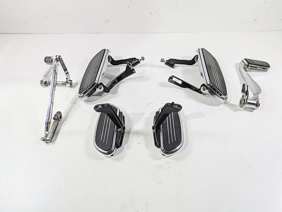 2009 Harley Touring FLHX Street Glide Front Rear Floorboard Pedals Set 50688-04 {{ shop.shopifyCountryName }} - Mototech271