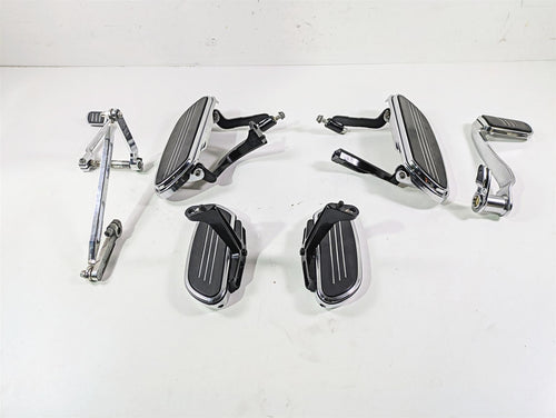 2009 Harley Touring FLHX Street Glide Front Rear Floorboard Pedals Set 50688-04 | Mototech271