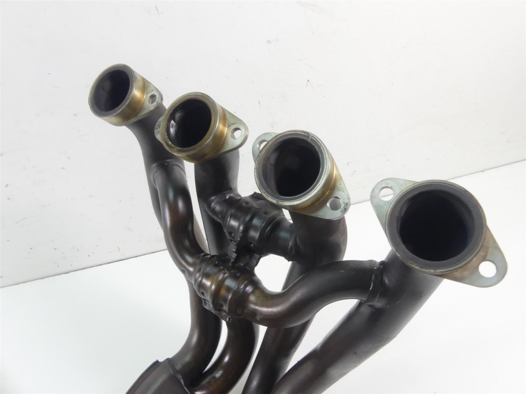 2016 BMW S1000XR K49 Oem Exhaust Header Manifold Chamber & Servo Set 18518553736 {{ shop.shopifyCountryName }} - Mototech271